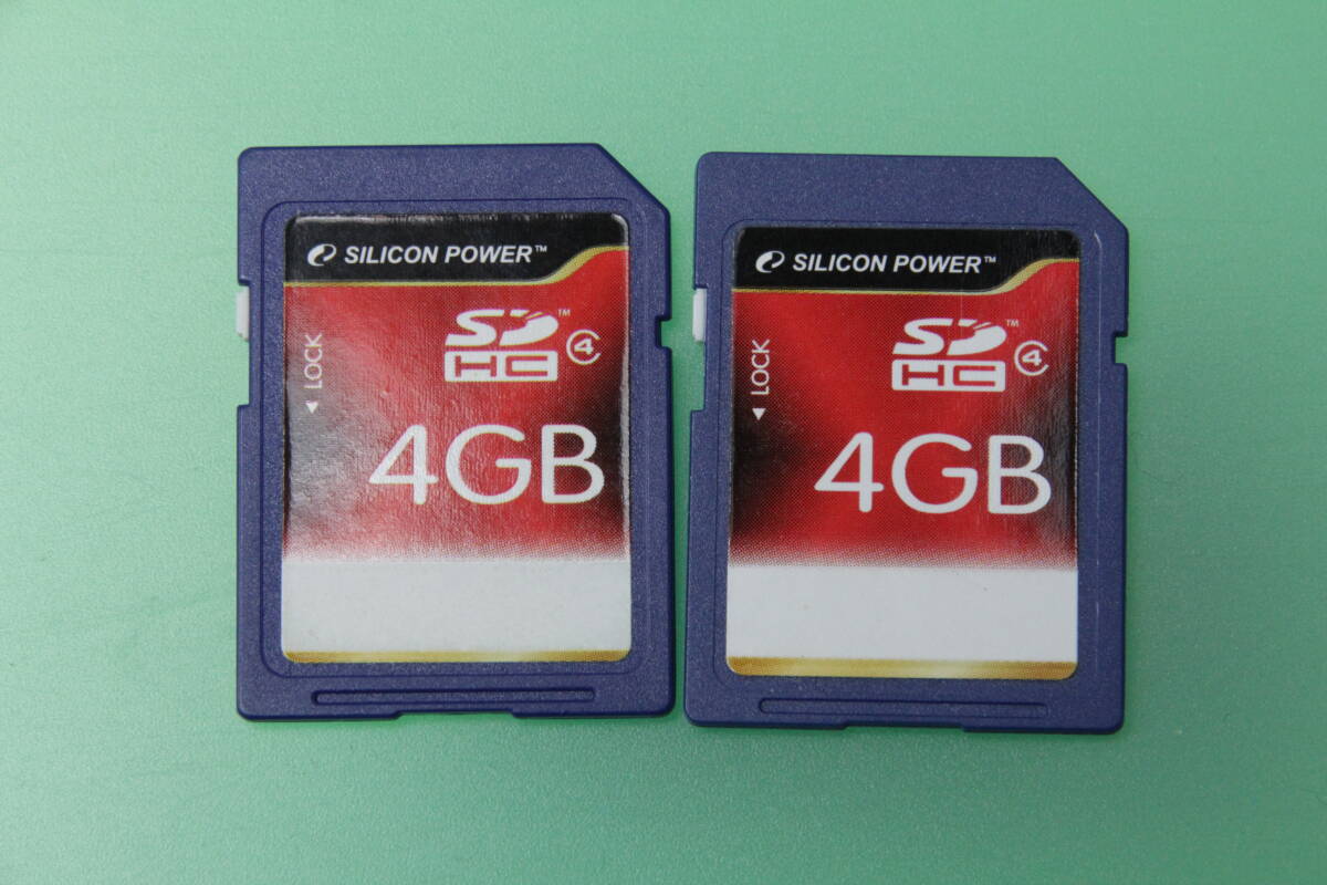 4GB SDHCカード SILICON POWER ●2枚セット●