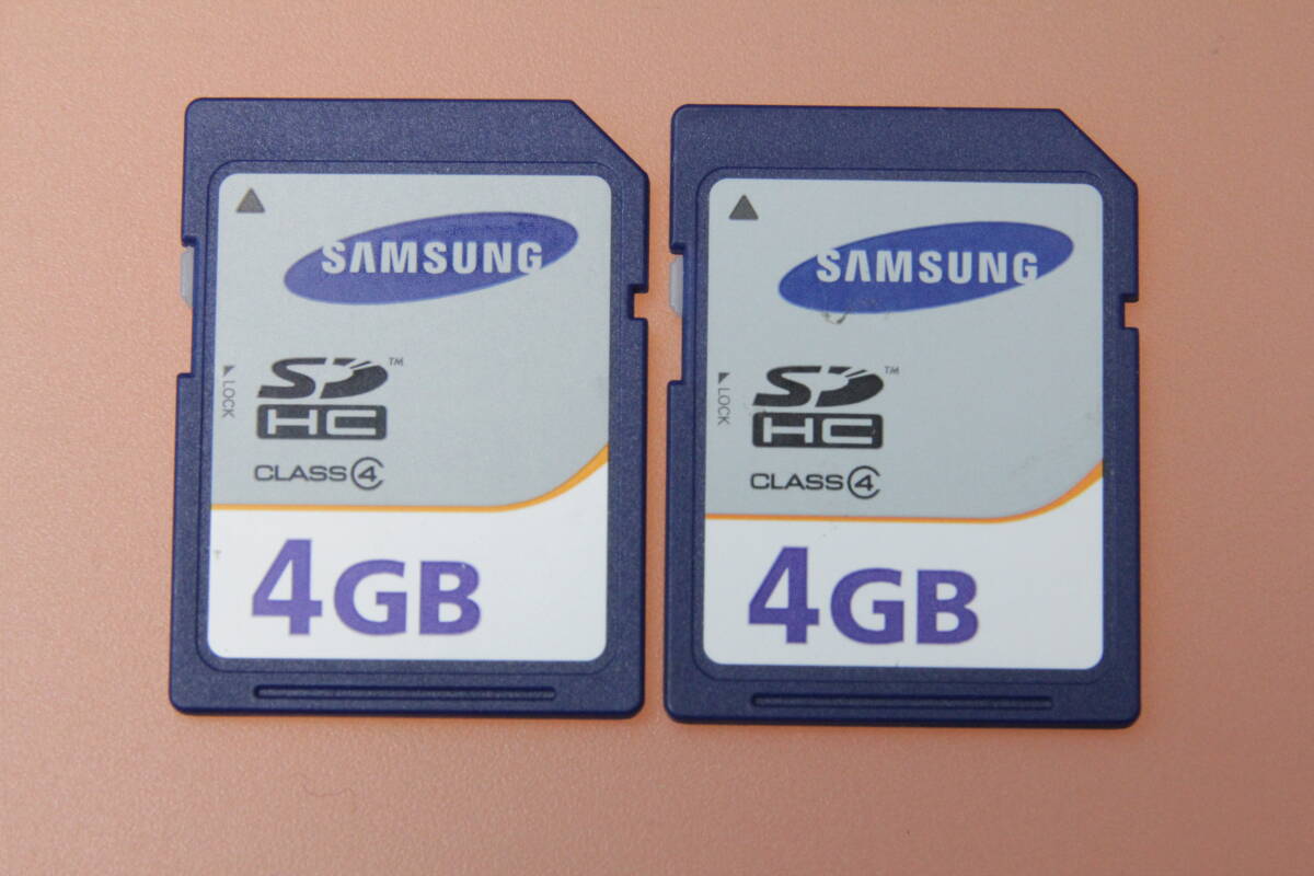 4GB SDHCカード SAMSUNG　●2枚セット●