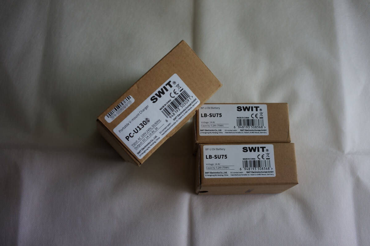 ★InterBEE2025応援セール★PXW-Z300・PXW-Z200・HXR-NX800に★SWIT★BP-U互換LB-SU75二本/チャージャーPC-U130B一台★限定1セット★