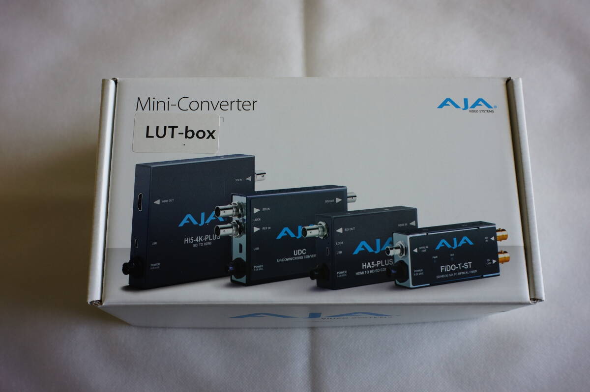 ★AJA★LUT-box★インラインカラー変換機★未使用品★
