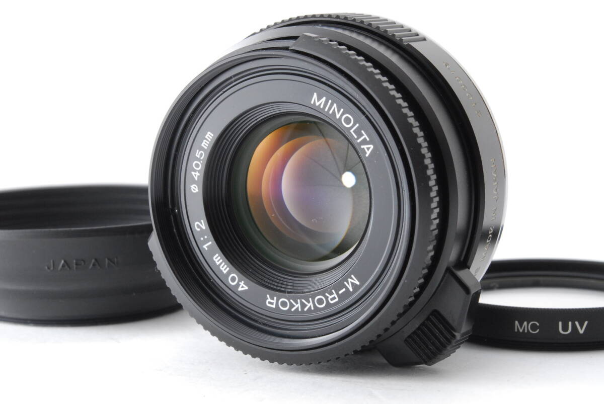 [AB-品]MINOLTA M-ROKKOR 40mm F2★フード★Leica★2231