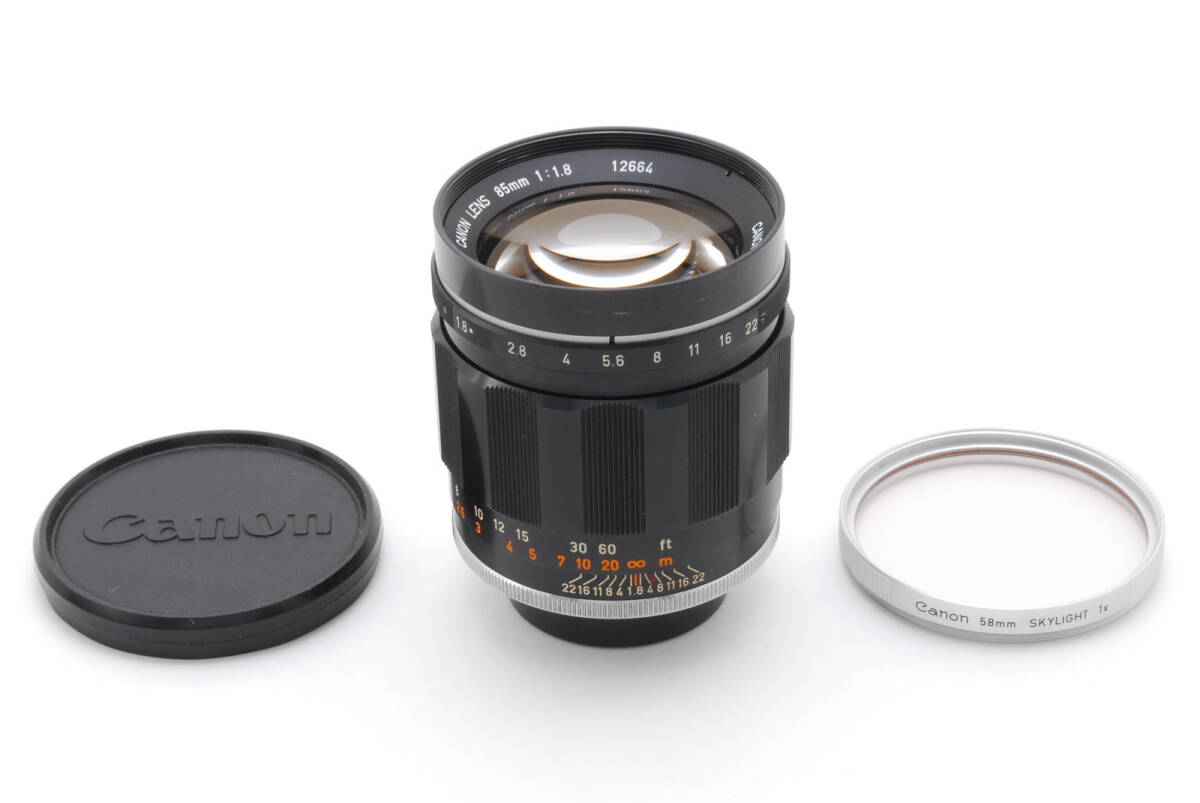[AB-品]Canon LENS 85mm F1.8 Lマウント★Leica★2272