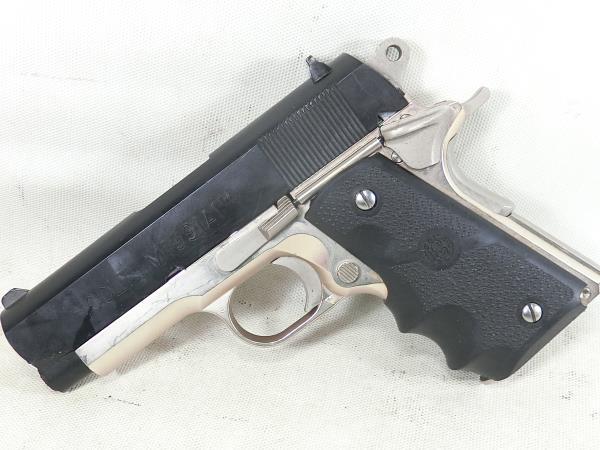ΣMGC　COLT　1911A1　COMPACT　ガスブローバック　HOUG　ラバーグリップ付き　　WA　コルト　コンパクト　　