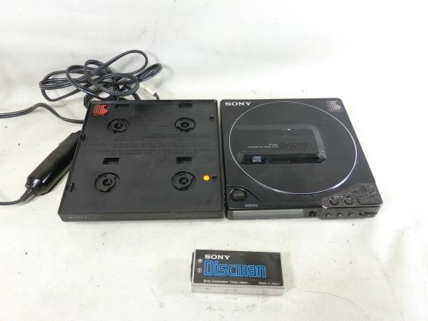 δSONY Discman D-250　カー電源ユニットCPM-200P付　 CDプレーヤー ソニー 　ディスクマン ウォークマン　Walkman