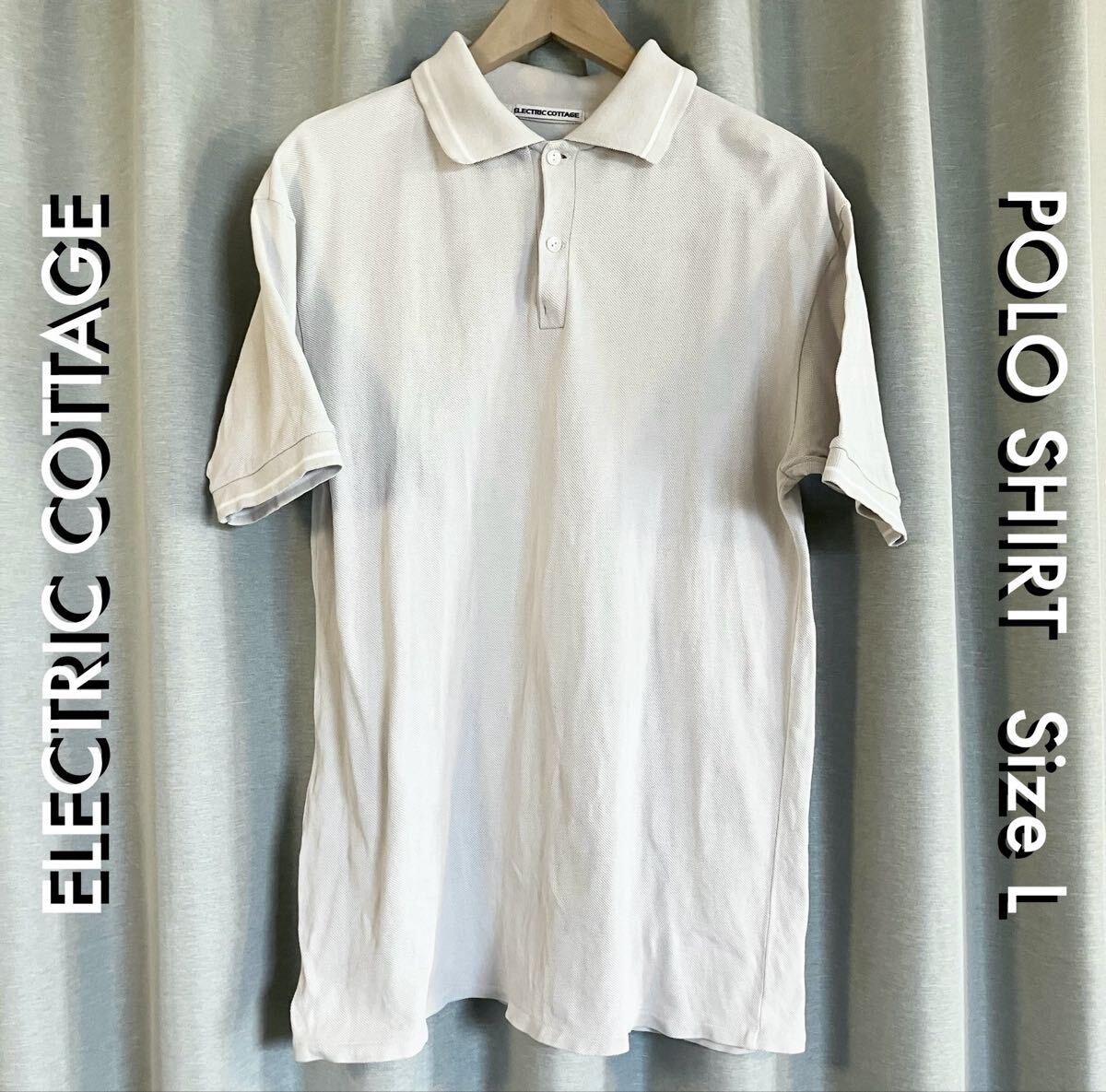 希少 90s エレクトリックコテージ ELECTRIC COTTAGE ポロシャツ L 藤原ヒロシ 裏原 アーカイブ
