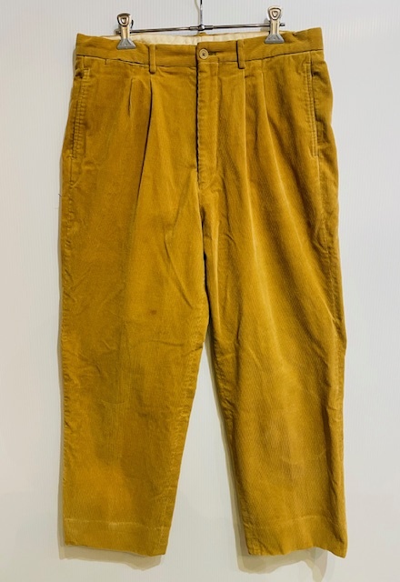 Karl Helmut カールヘルム コーデュロイ スラックス パンツ ベージュ ツータック LLサイズ ピンクハウス