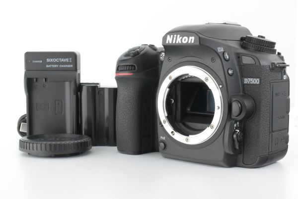 【美品】シャッターカウント632回 Nikon D7500 20.9MP Digital SLR ニコン デジタル一眼レフカメラ ボディ EF-TN-JP1686