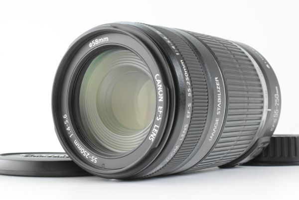 【美品】Canon EF-S 55-250mm f/4-5.6 IS Telephoto Zoom Lens キャノン レンズ (EF-TN-JP1731)