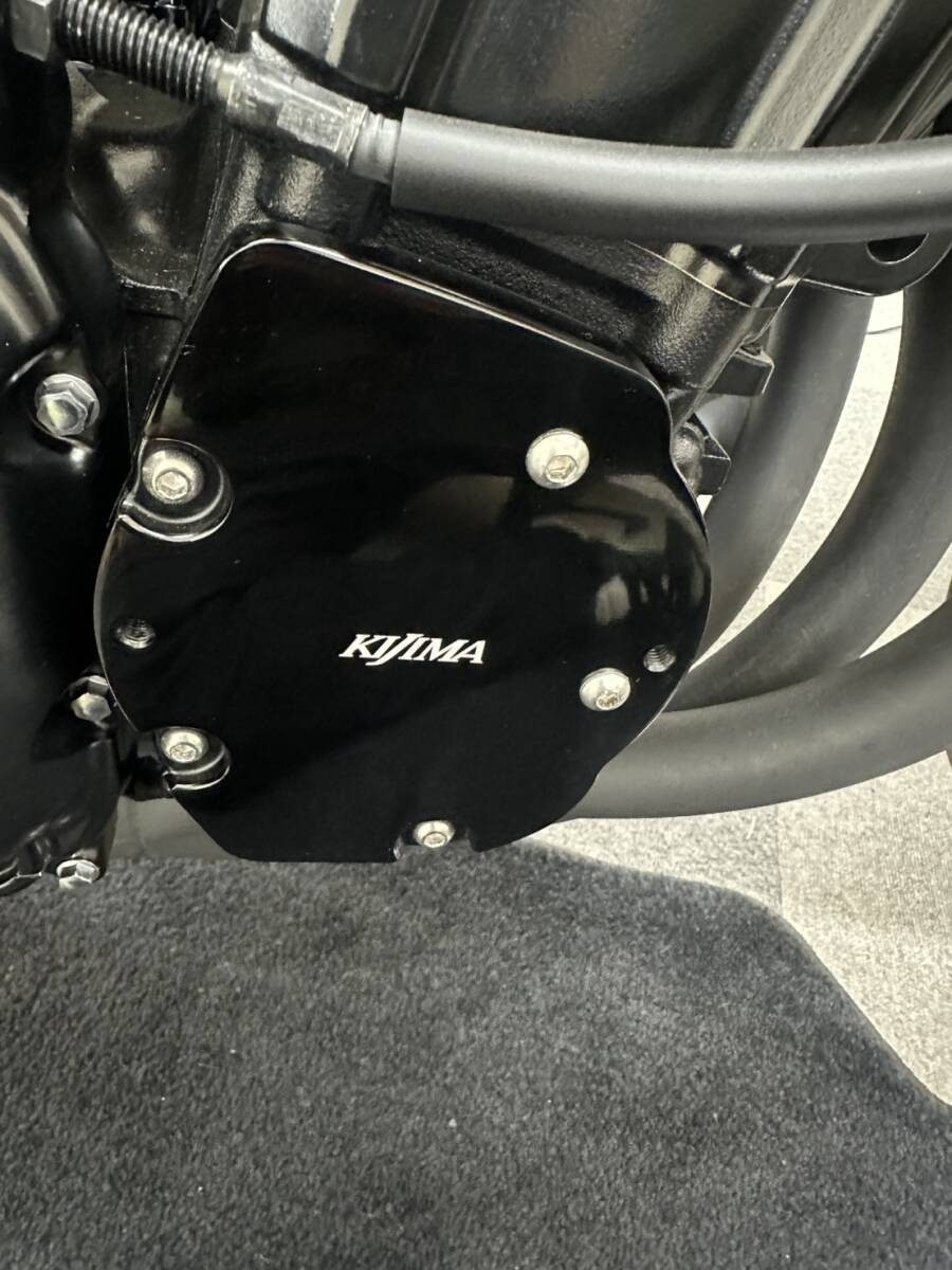 キジマ(Kijima) Z900RS/CAF/SE バイクパーツ パルサーカバー ドレスアップ アルミビレット アルミ製ブラックアルマイト仕上げ 101-1500