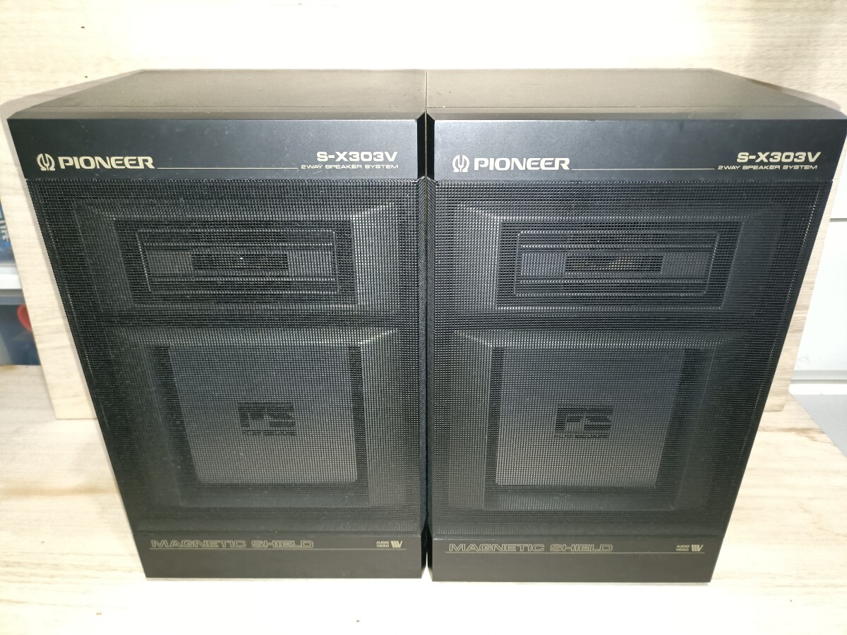 PIONEER プライベートコンポ平面2wayスピーカーペア(中古品)