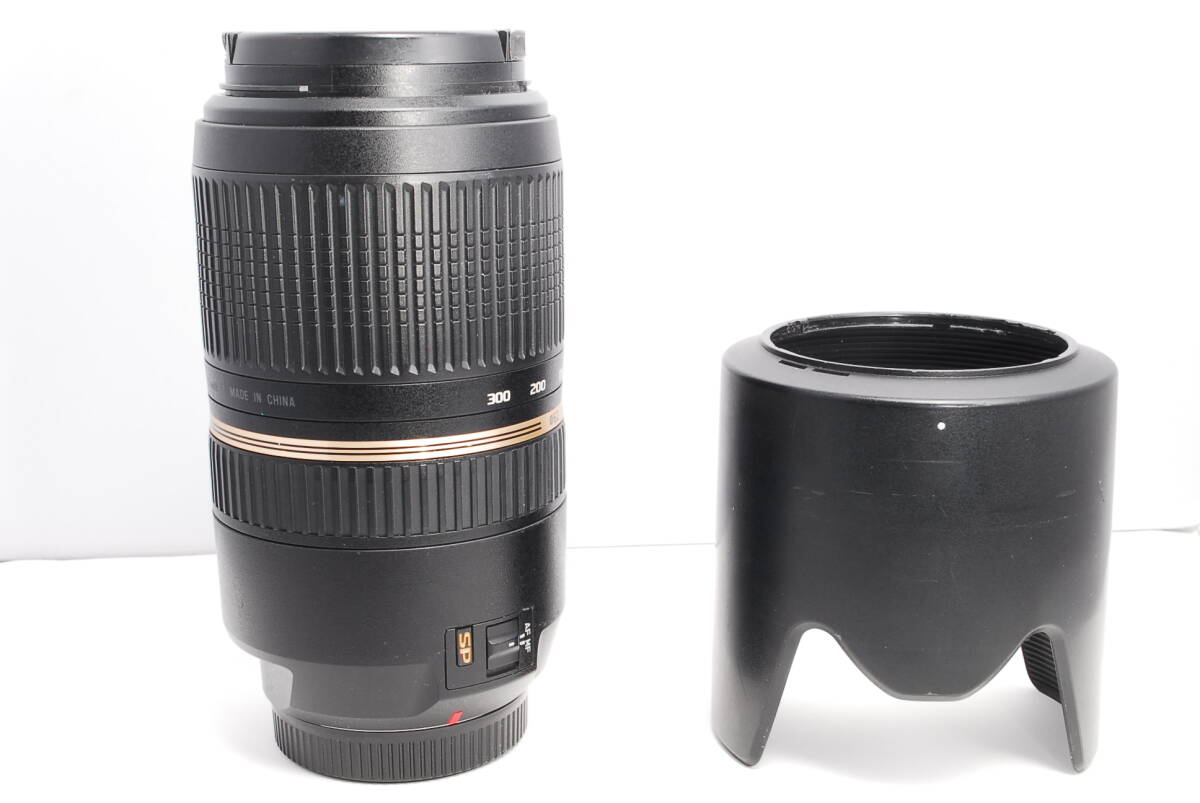 〓外観綺麗　フード付〓タムロン　TAMRON SP 70-300mm F4-5.6 Di VC USD A005 ソニー　ミノルタ用