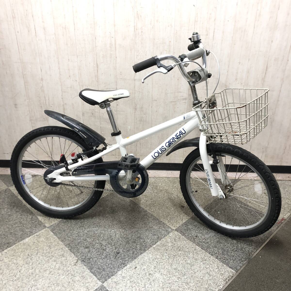 ＊LOUIS GARNEAU j20 子供用 自転車 20インチ アルミフレーム ホワイト系 白系 キッズ ルイガノ