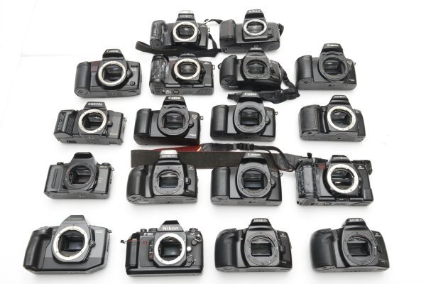 ★訳あり大特価★ キャノン CANON EOS /MINOLTA α /PENTAX MZ10など フィルム一眼レフ ★18個まとめ★ MS B09 ★★ #2207 #4060 #B53