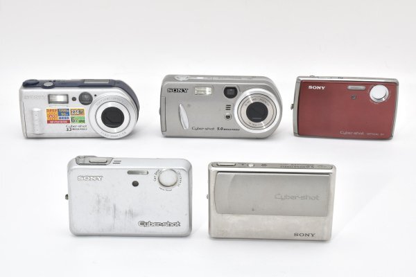 ★訳あり大特価★ ソニー SONY Cyber shot DSC-T33 / T1 / T-3 /P1 / P92 ★5個まとめ★ コンパクトデジタルカメラ MS A21 #2970#9121 #B28
