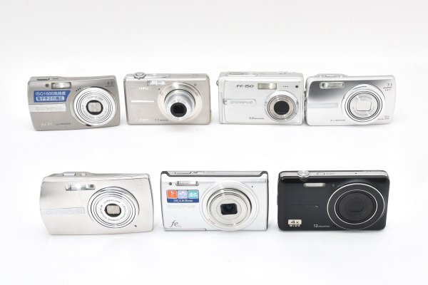 ★訳あり大特価★ オリンパス OLYMPUS D-700 /μ 810 /750 /fe /FE-150など ★7個まとめ★ デジタルカメラ MS A12 #2977 #9121 #A21
