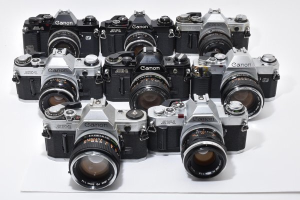 ★訳あり大特価★ キャノン CANON AE-1×4 /AV-1×2 /AL-1×2 /FD 50mmなど 《レンズセット》★8個まとめ★ MS A05 ★★ #3000 #5221 #A22