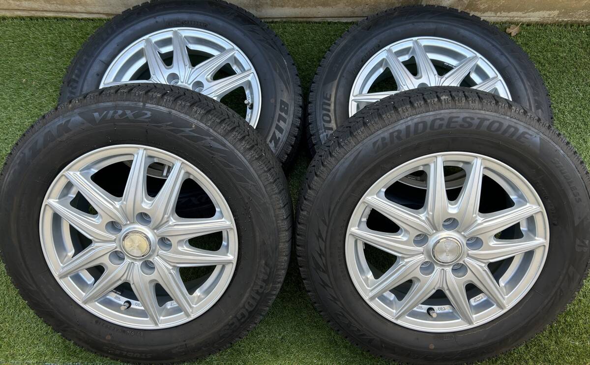 2021年製☆ブリヂストン ブリザック VRX2 195/65R15☆ECO FORME 15x6.0J 5H PCD114.3 OFF+45 4本セット