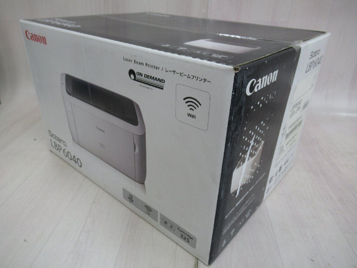 新品 CANON【 LBP6040 】キャノン Satera A4モノクロレーザープリンター PTL 20760※