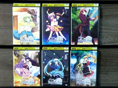 DVD デスマーチからはじまる異世界狂想曲 全6巻 ※ケース無し発送 レンタル落ち 7w 1318