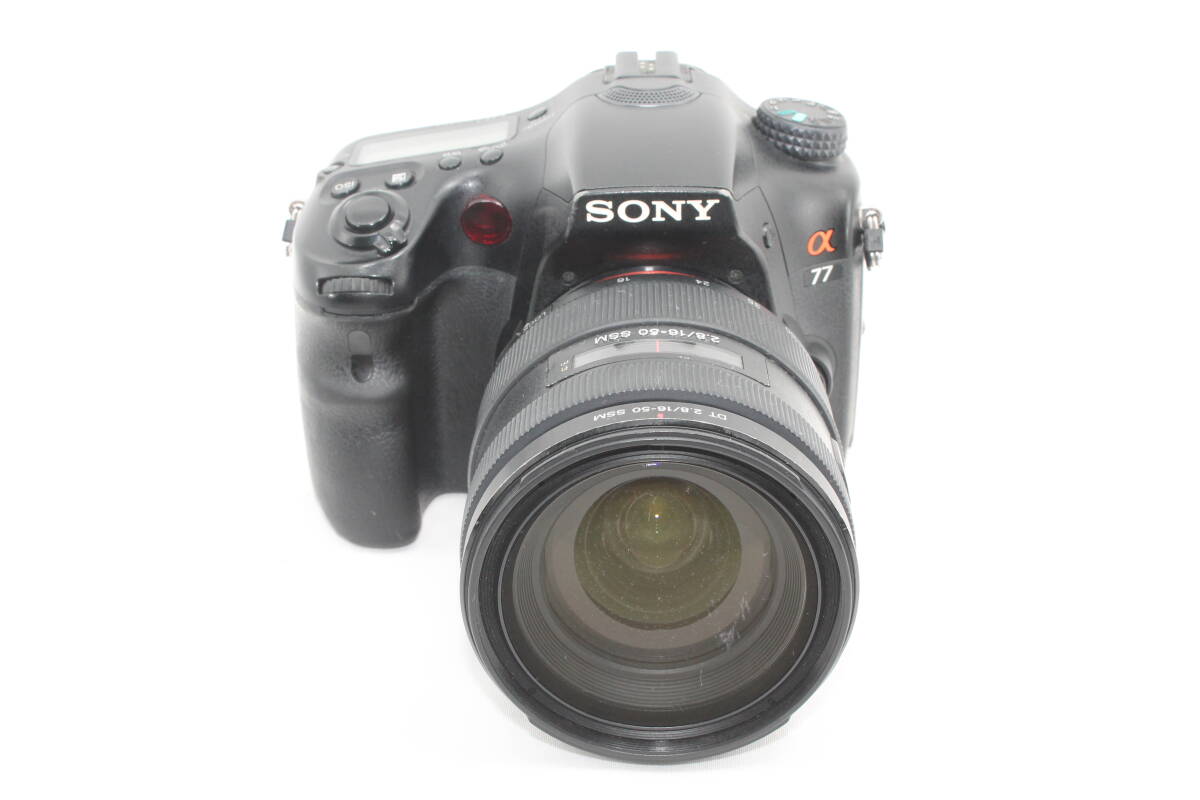 【20250928KNH-11】SONY ミラーレス一眼 α77 DT 16-50mm F2.8 SSM