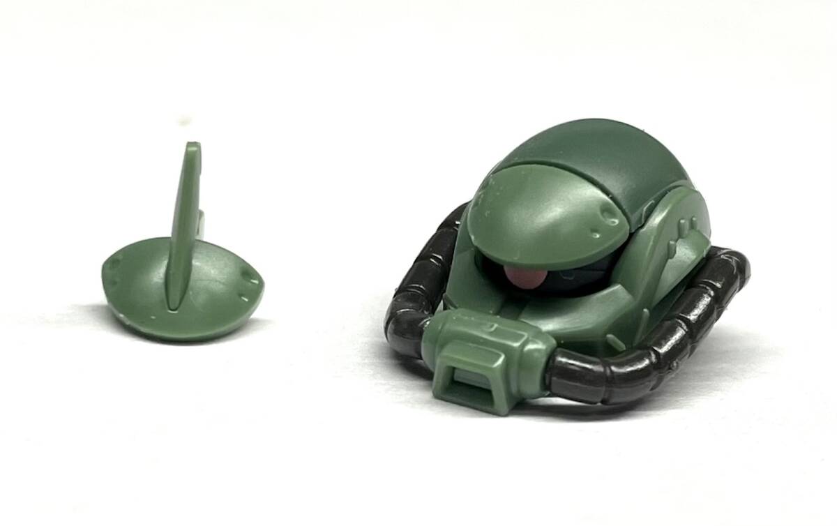 頭部 ヘッドパーツ HG 1/144 MS-06 ザク (GQ) 量産型ザク 素組完成品 GQuuuuuuX 機動戦士ガンダム ジークアクス 検索/ 白いガンダム