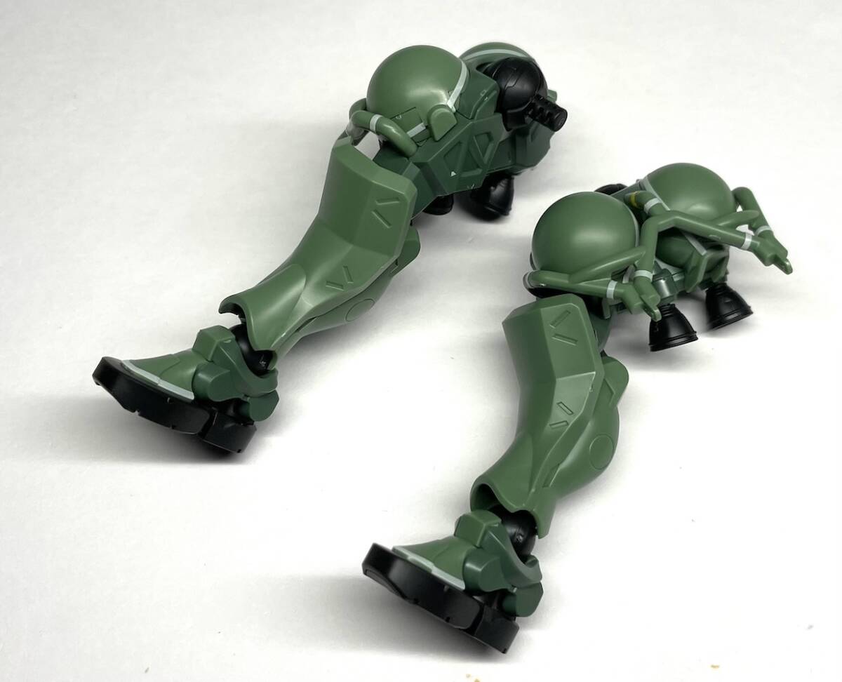 脚部 左右 HG 1/144 MS-06 ザク (GQ) 量産型ザク 素組完成品 GQuuuuuuX 機動戦士ガンダム ジークアクス 検索/ 白いガンダム