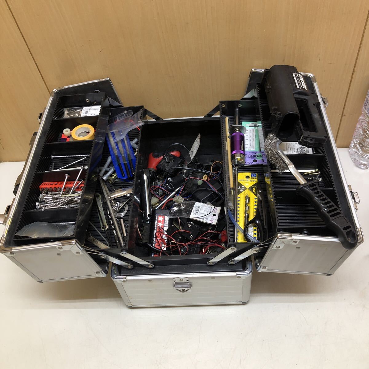 TK6143 アルミケース(両開き) シルバー 工具 セット　1229