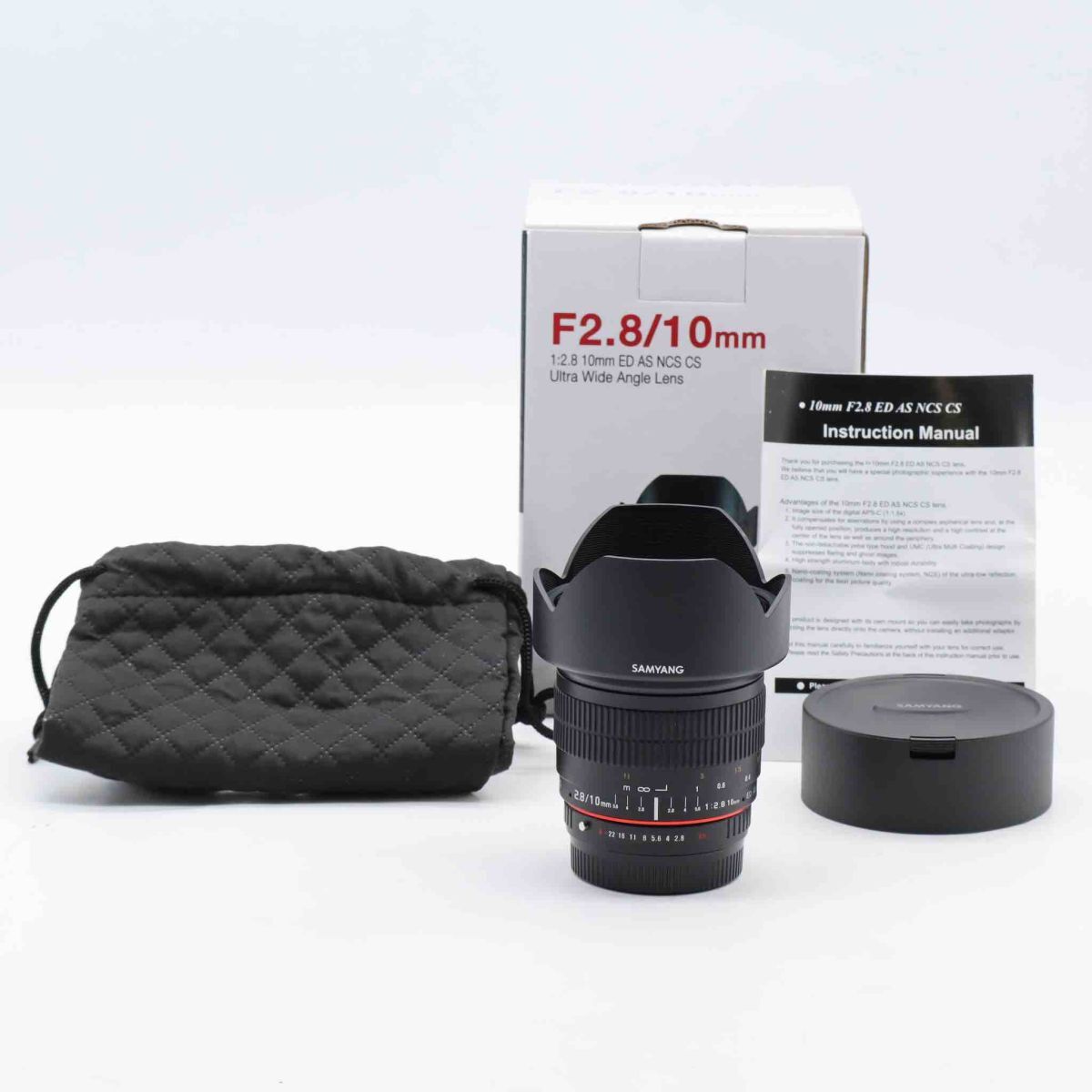 超美品★ Samyang 10mm f/2.8 ペンタックス用 ED AS NCS CS #708