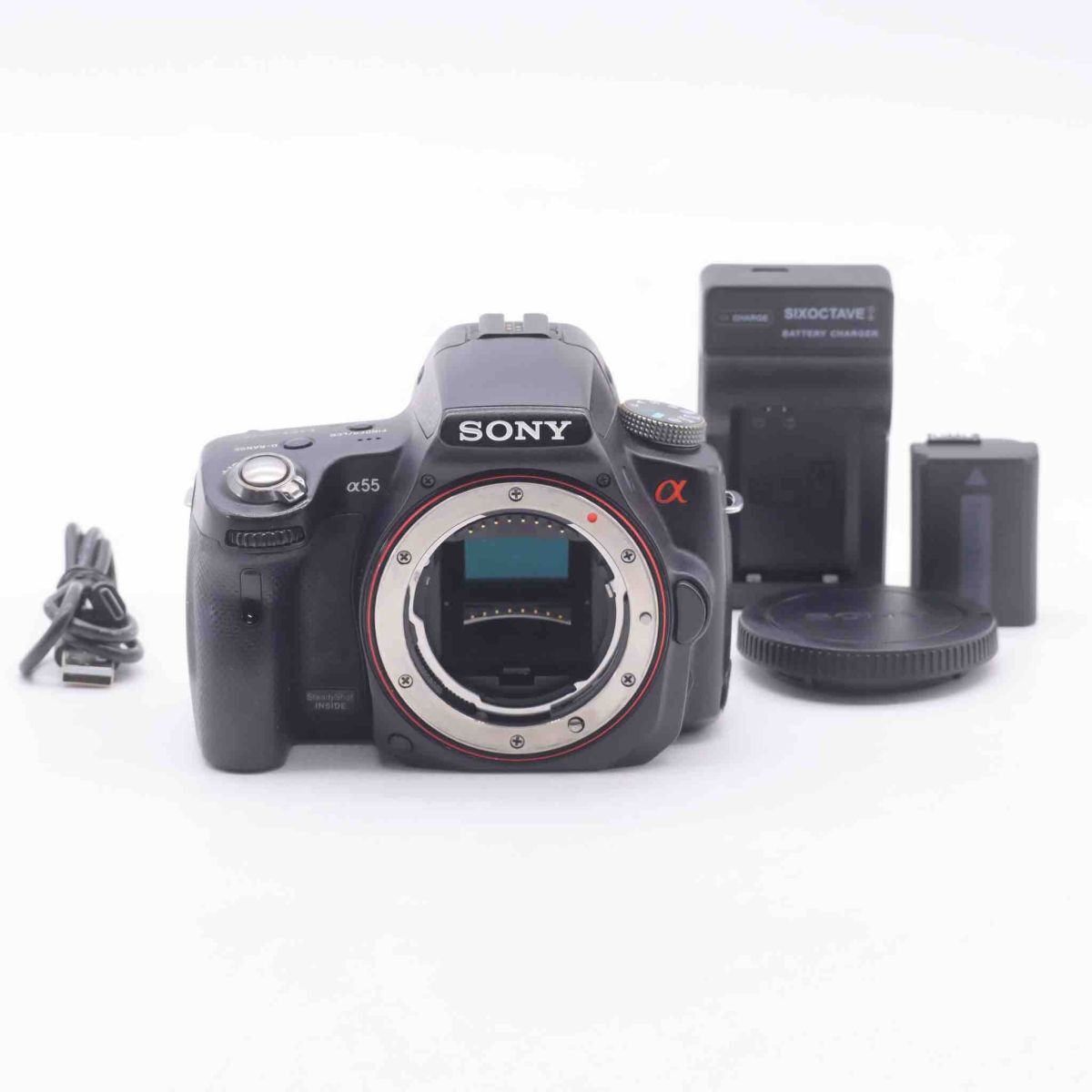 ■ジャンク品■ SONY デジタル一眼レフカメラ α55 ボディ ブラック SLT-A55V #458