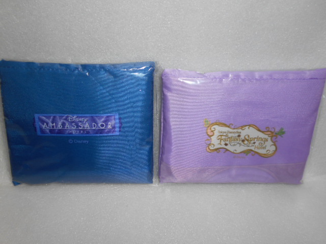 ディズニー　ファンタジースプリングスホテル　アンバサダーホテル　エコバッグ　2個セット
