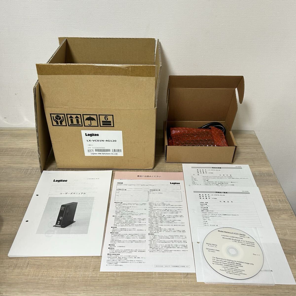 ★未使用品★ ロジテック Logitec Mini-BOX型コントローラ(カスタムPC) LX-VC01Nシリーズ　LX-VC01N-4G120 メモリ 4GB / SSD 120GB