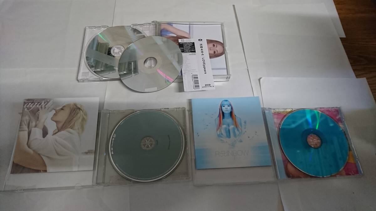 ★☆Ｓ05499　浜崎 あゆみ（はまさき あゆみ)【RAINBOW】【LOVEppears】【again】　CDアルバムまとめて３枚セット☆★