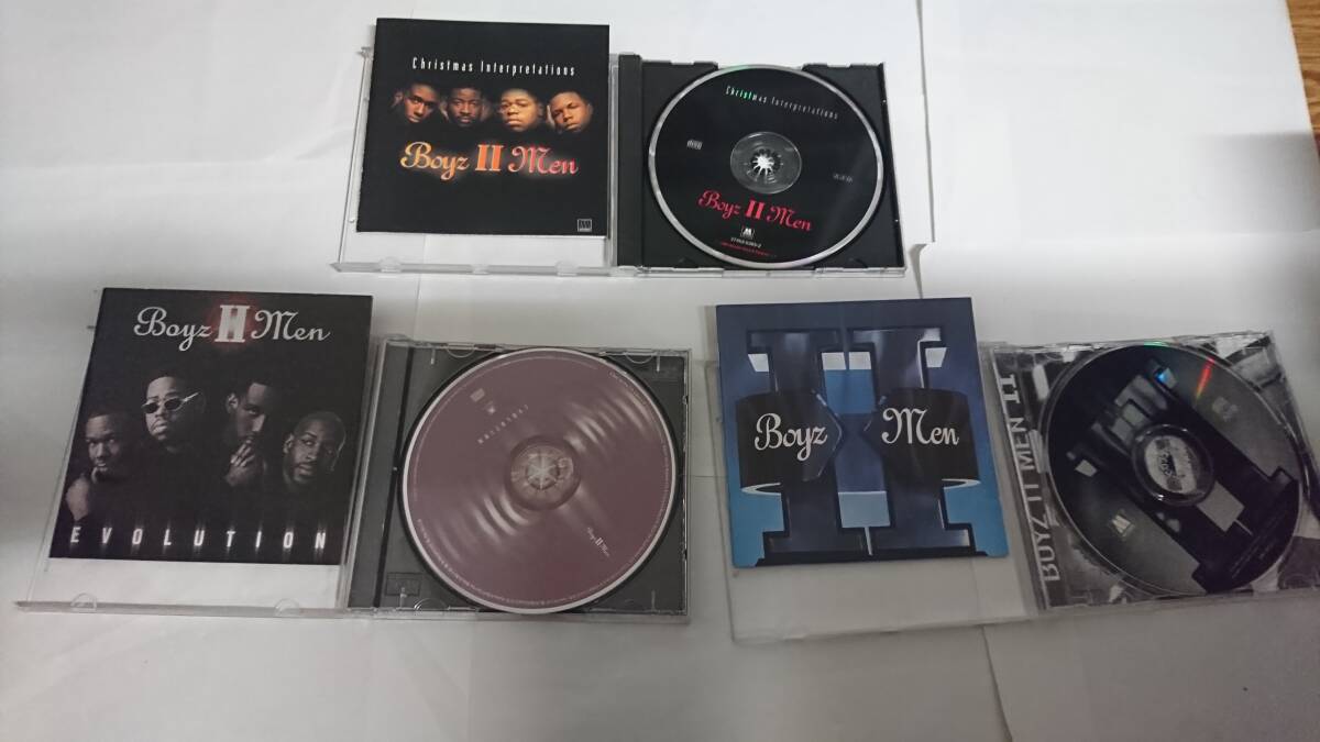 ★☆Ｓ05621　ボーイズIIメン（Boyz II Men)【Christmas Interpretations】【II】【Evolution】　CDアルバムまとめて３枚セット☆★