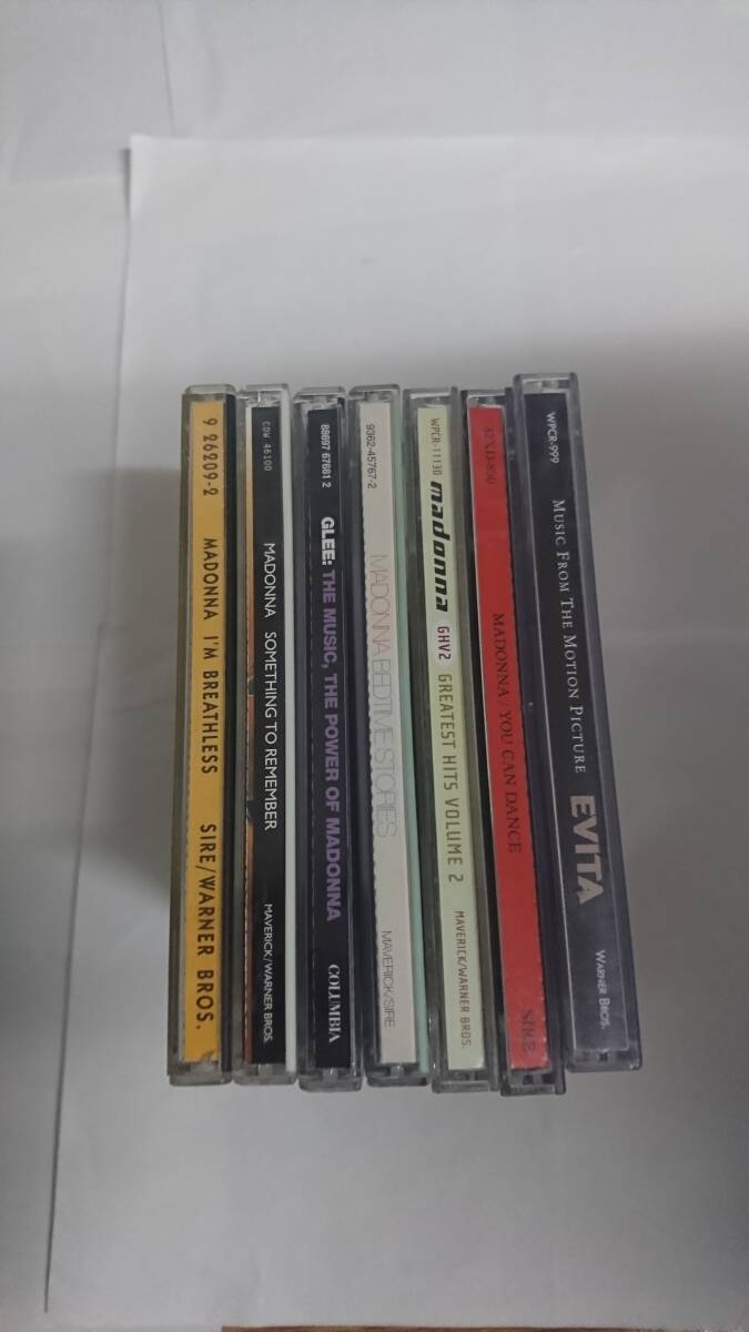 ★☆Ｓ06556　マドンナ（Madonna )【Something to Remember】【Evita】【I'm Breathless】【 Bedtime Stories】　他CDアルバム計７枚☆★