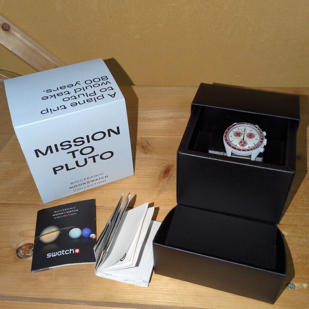 Swatch × Omega Mission to Pluto SO33M101 スウォッチ オメガ コラボ 稼働品