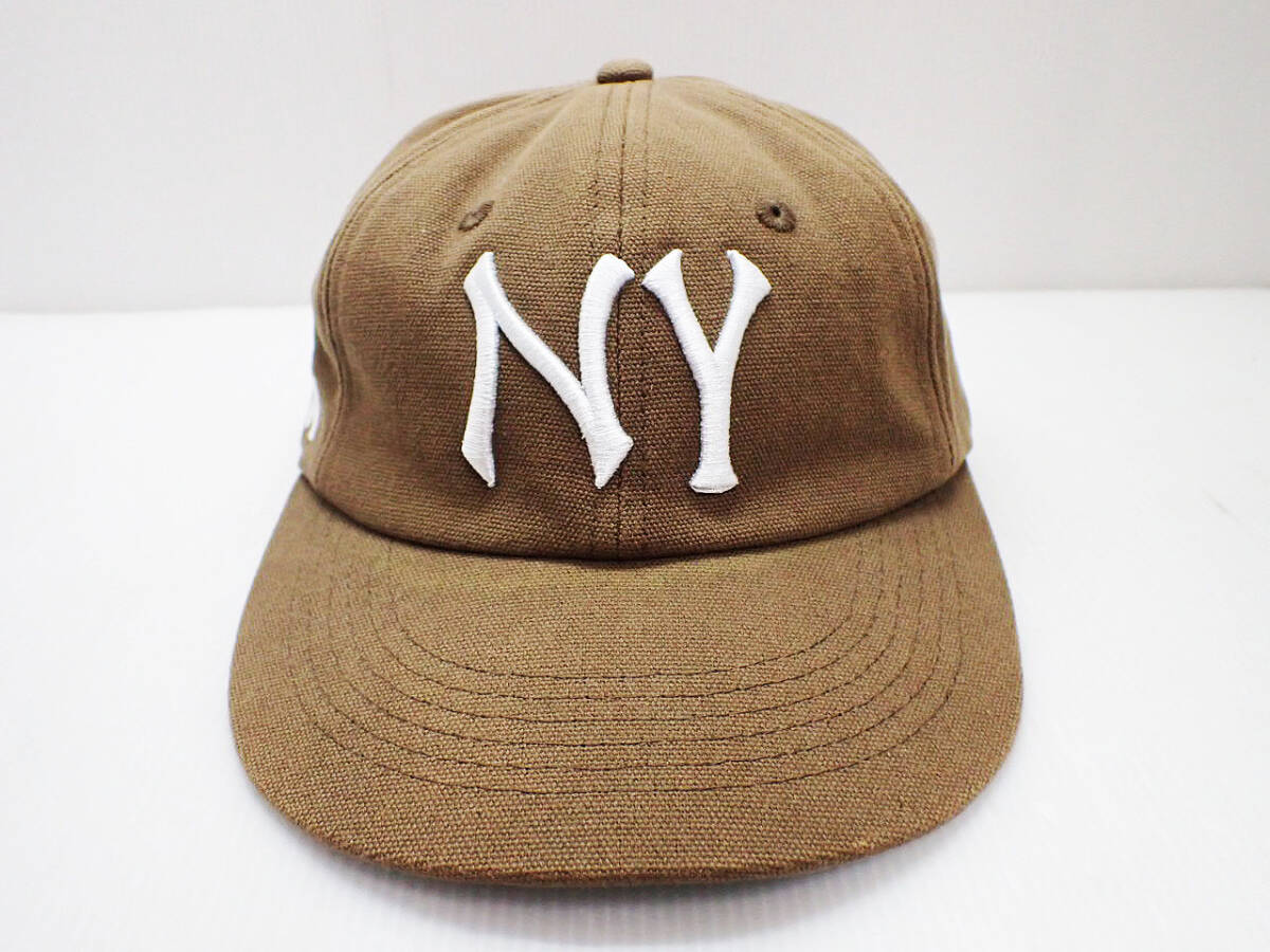 kkm5588 キャップ oMA design studios NY CAP オマ デザインスタジオ ブラウン ベースボールキャップ 6パネル 