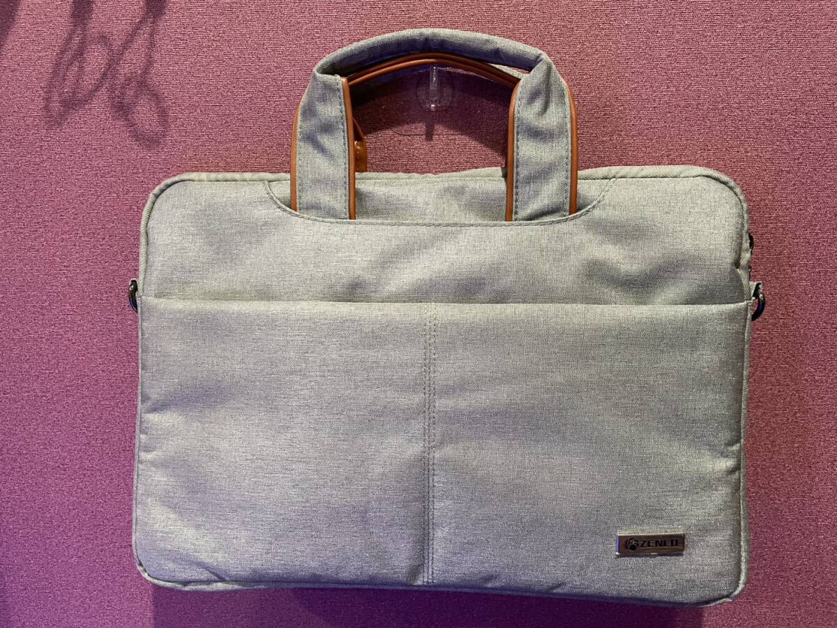 新品 未使用 グレー ビジネスバッグ ノートパソコンバッグ 2WAY 防水