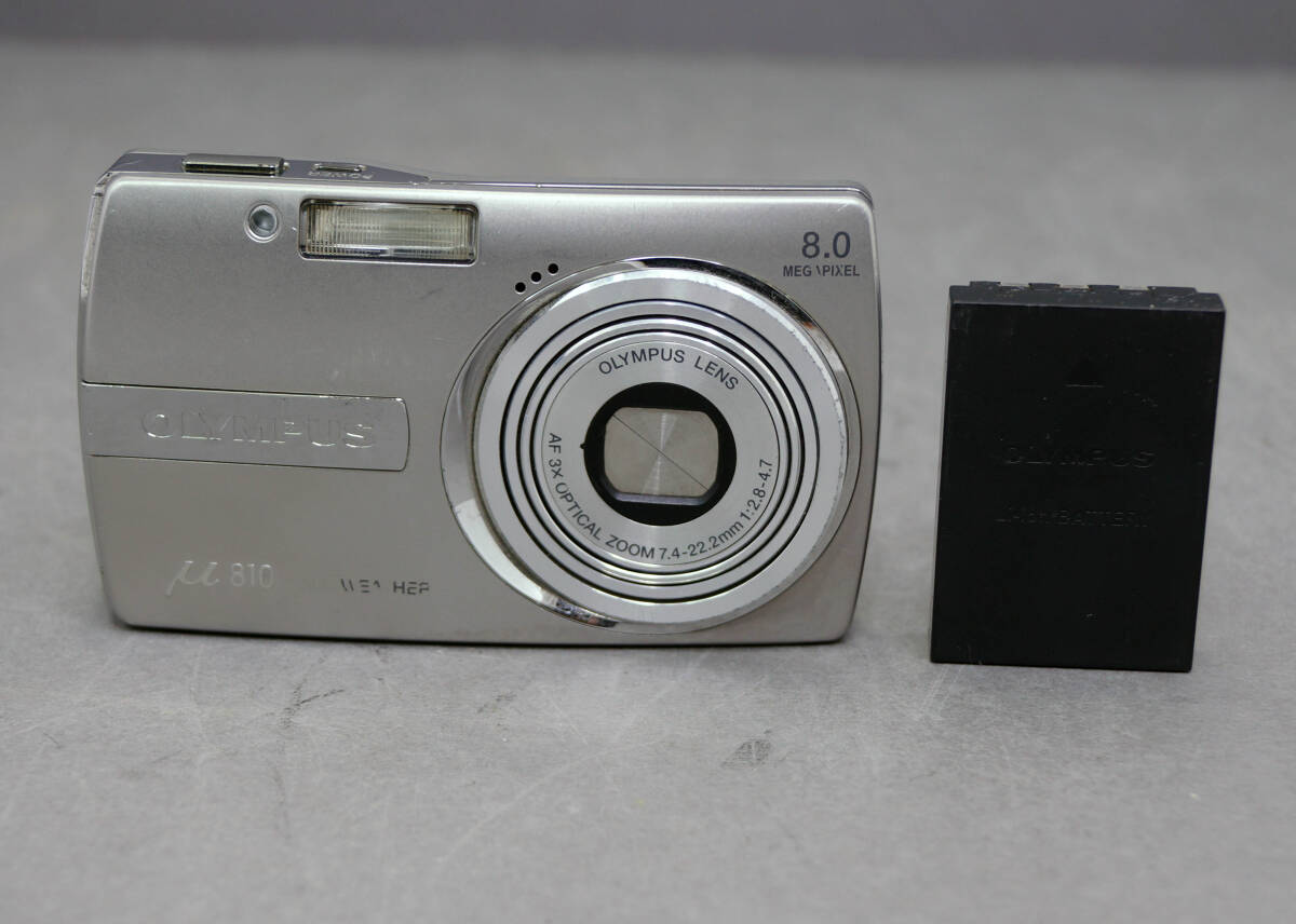 OLYMPUS μ810 コンパクトデジタルカメラ　動作ジャンク品