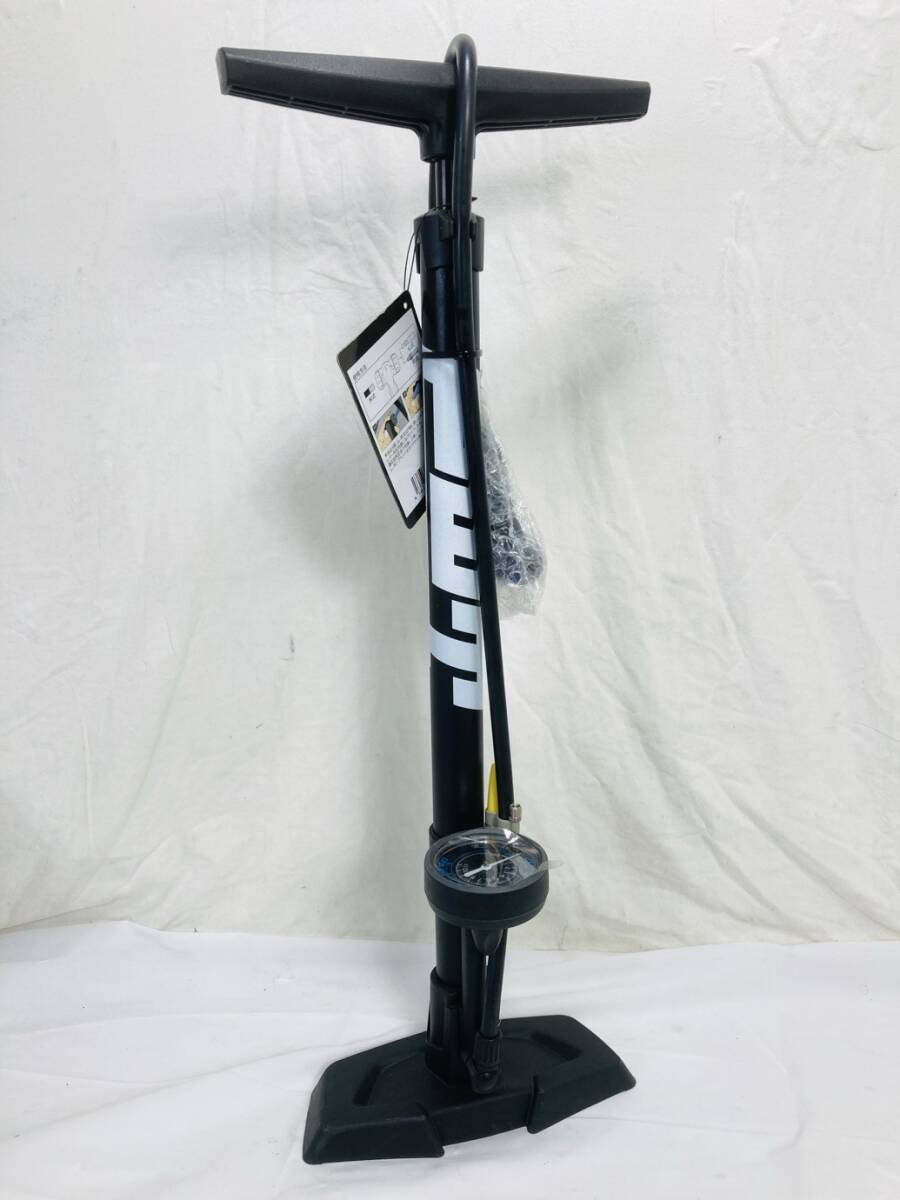 PWT 自転車空気入れ フロアポンプ ゲージ付き 米式/仏式/英式バルブ対応 160PSI HJ-251128005