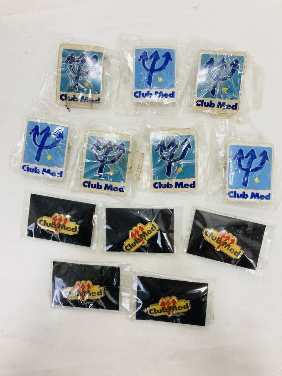 送料350円 CLUBMED 地中海倶楽部 1980年代90年代 クラブメッド ピンズ バッジ まとめ II-251204001