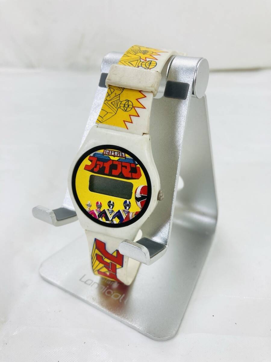 送料350円 当時物 地球戦隊ファイブマン 腕時計 特撮 スーパー戦隊 ZZ-251121043