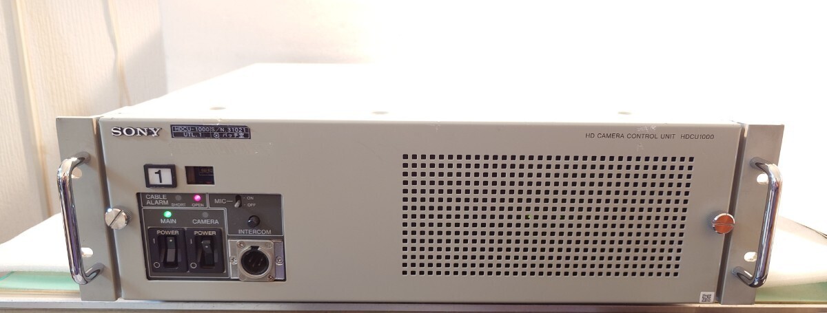★希少★美品★SONY HDCU1000 HD CAMERA CONTROL UNIT カメラコントロール、6ユニット付き通電確認、ジャンク、送料無料！！！！！！！！！