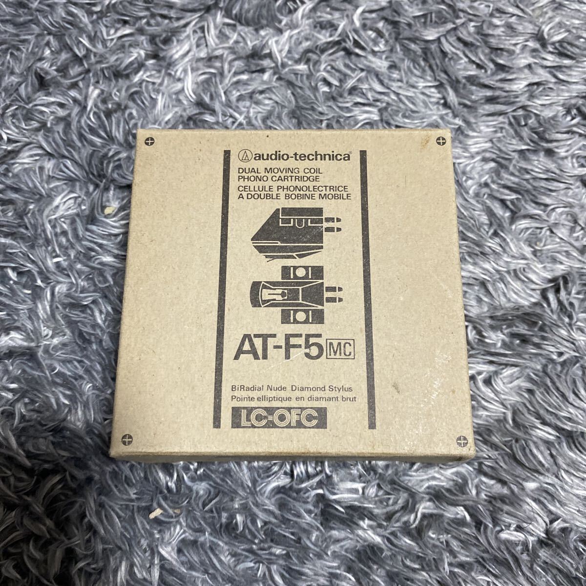 audio-technica AT-F5 MCカートリッジ 箱　ケースのみ　日本製