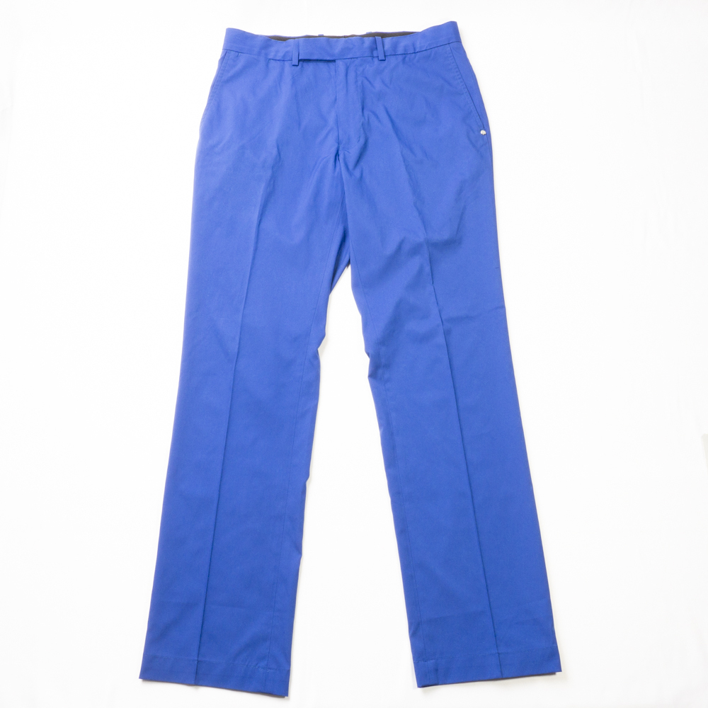美品『RLX RALPH LAUREN』ゴルフパンツ 32/32(175/82A) ブルー ポリエステル100% ラルフローレン メンズ 管理43