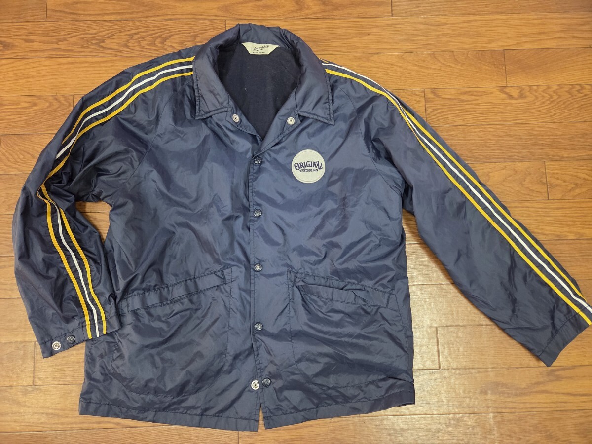 入手困難　TENDERLOIN NYLON COACH JKT テンダーロイン　ストライプ コーチジャケット S
