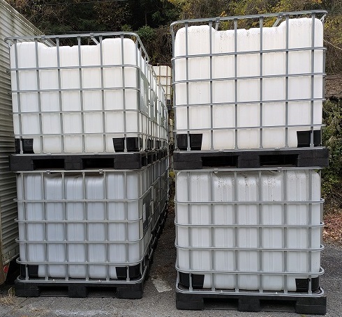 山口発　1000L　水タンク　IBCコンテナ　災害用　農業用　タンク　ポリタンク　用途いろいろ　貯水タンク　　＊IC