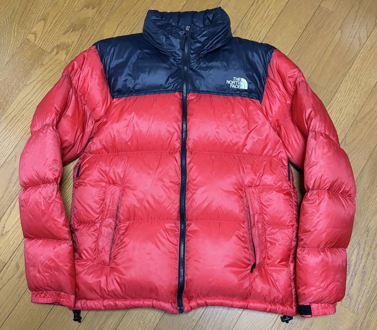 THE NORTH FACE ノースフェイス ヌプシ ダウン　XLサイズ ブラック レッド ND91308 ゴールドウィン 正規品