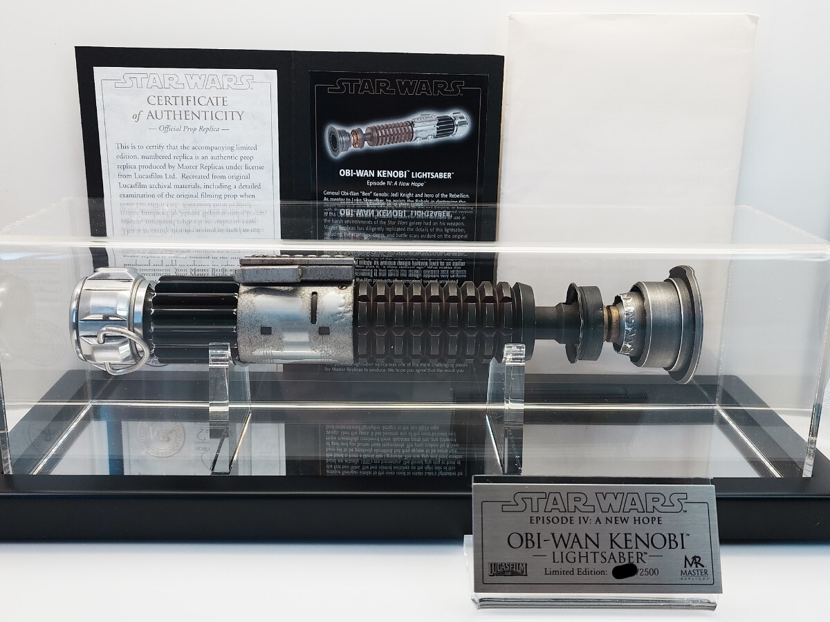 最終値下げ MR社 マスターレプリカ 1/1 スター・ウォーズ オビ＝ワン・ケノービ ライトセーバー ダメージ仕様 SW-109 EP4 AC0000//512m26