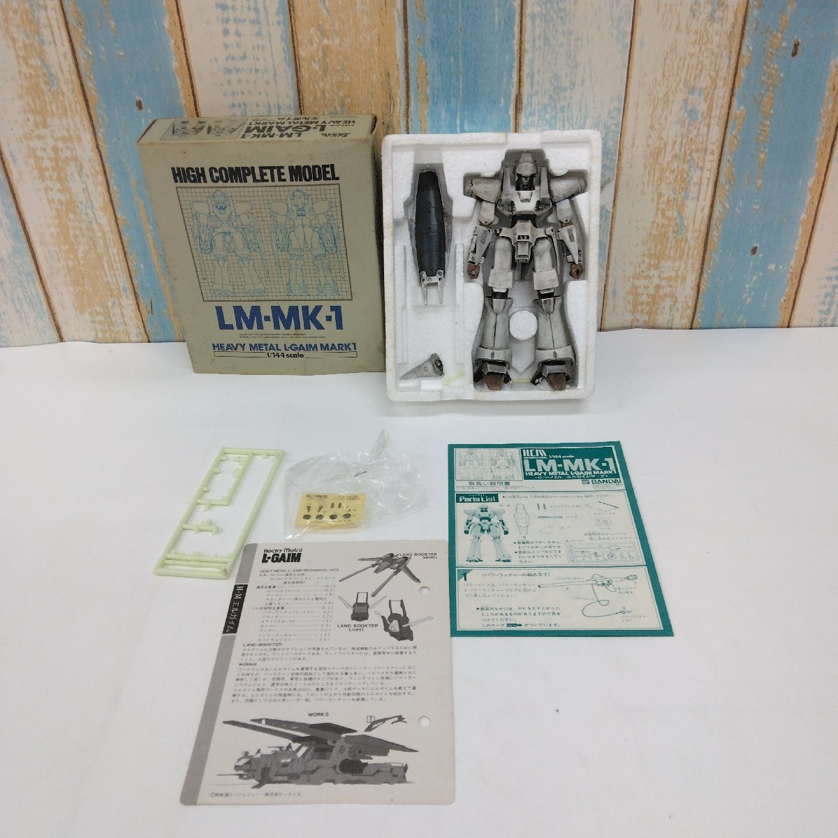 BANDAI 重戦機エルガイム LM-MK-1 L-GAIM 1/144スケール エルガイム ヘビーメタル マーク 1 HEAVY METAL MARK 1 ジャンク品