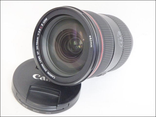 現状品 Canon/キャノン◆EF24-70mm F2.8L II USM/高性能大口径標準ズームレンズ◆Lレンズ フルサイズ対応 防滴・防塵 キヤノンEFマウント系